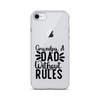 Grandpa A Dad Without Rules Clear Case for iPhone®