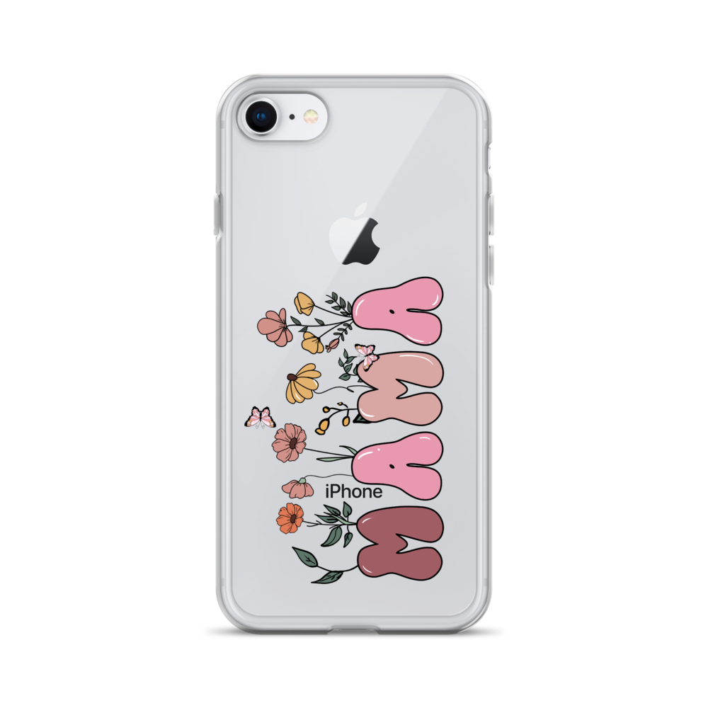 Floral Mama Clear Case for iPhone®