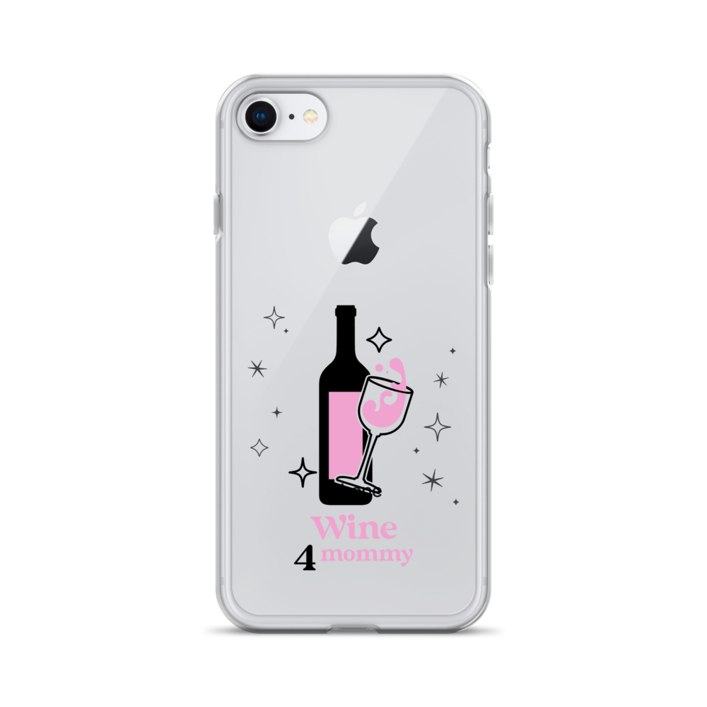 Wine For Mommy Clear Case for iPhone®