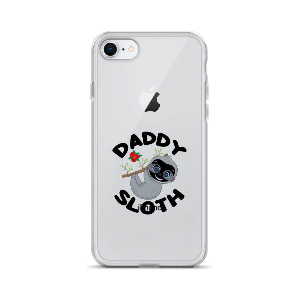 Daddy Sloth Clear Case for iPhone®