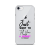 Just Want to Tell You A Secret I'm Pregnant Clear Case for iPhone®