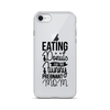 Eating Donuts For Two Funny Pregnant Mom Clear Case for iPhone®