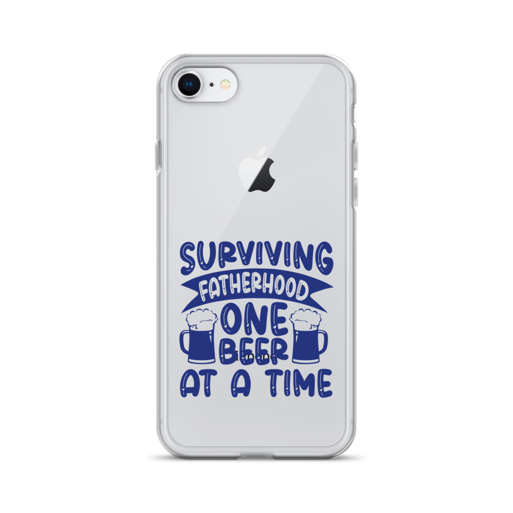 Surviving Fatherhood One Beer At A time Clear Case for iPhone®