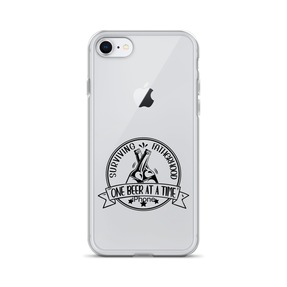 Surviving Fatherhood One Beer At A time Clear Case for iPhone®