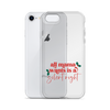 All Mama Wants Is A Silent Night Clear Case for iPhone®