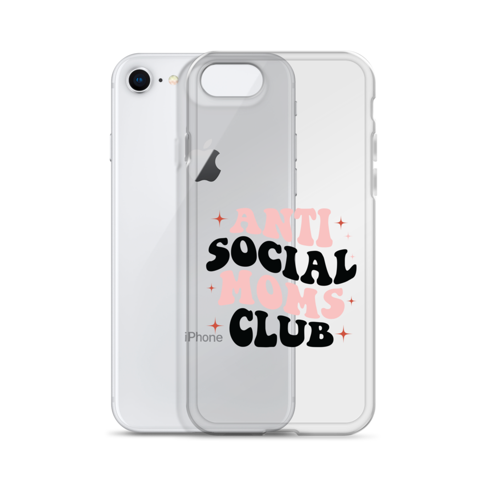 Anti Social Moms Club Clear Case for iPhone®