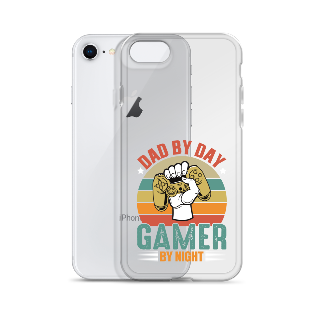 Dad By Day Gamer By Night Clear Case for iPhone®