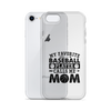 My Favorite Baseball Player Calls Me Mom Clear Case for iPhone®