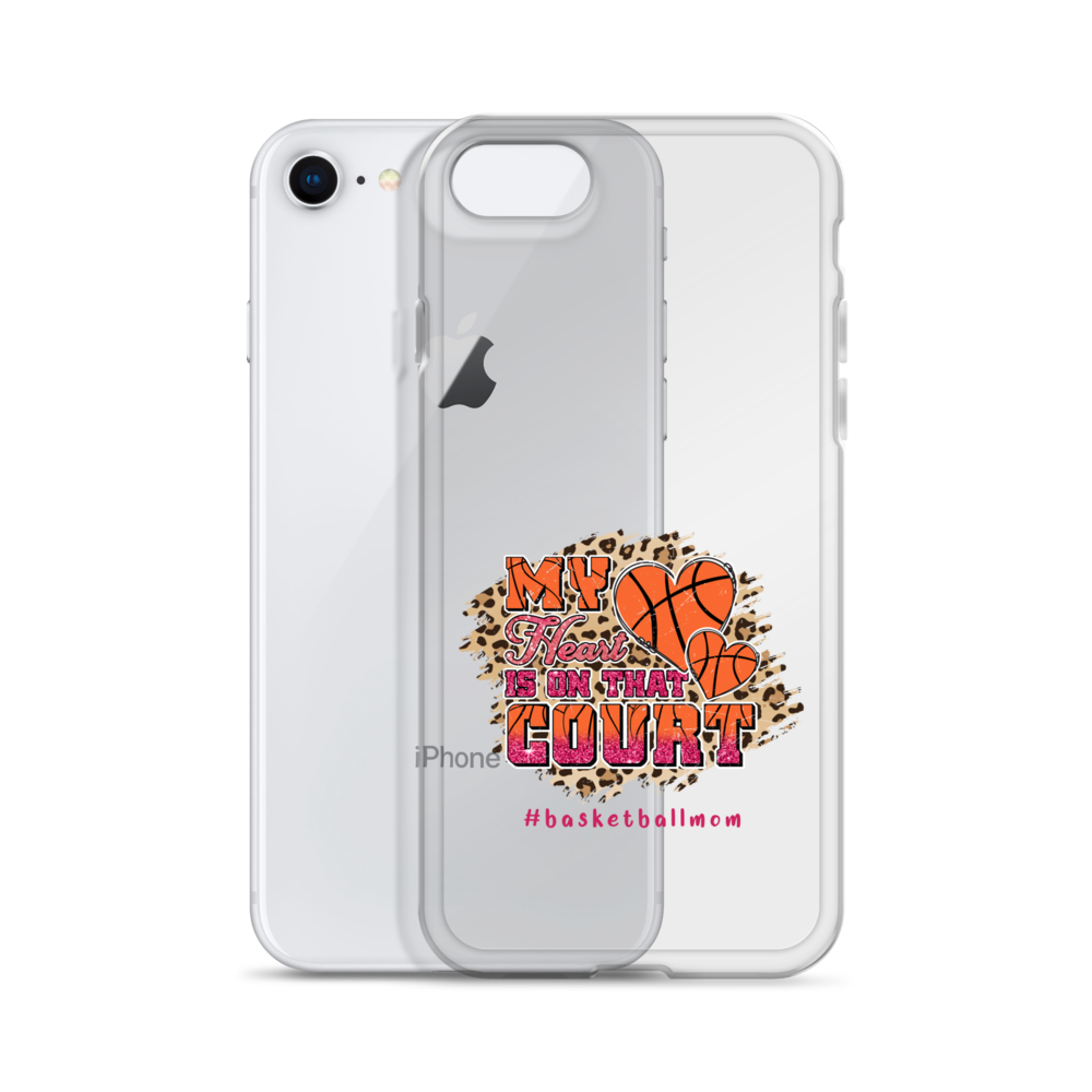 My Heart Is On That Court Clear Case for iPhone®