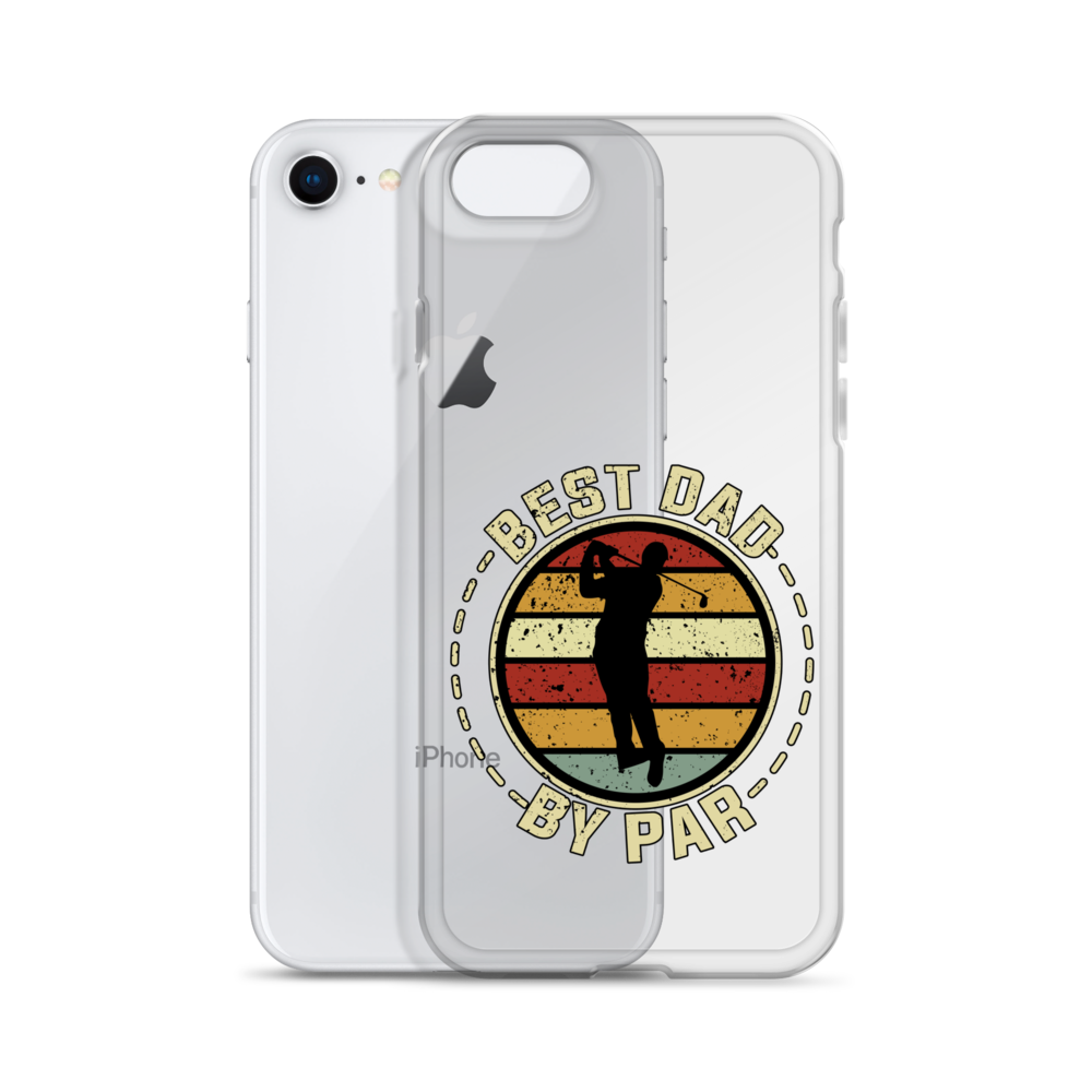 Best Dad By Par Clear Clear Case for iPhone®