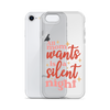 All Mom Wants Is A Silent Night Clear Case for iPhone®