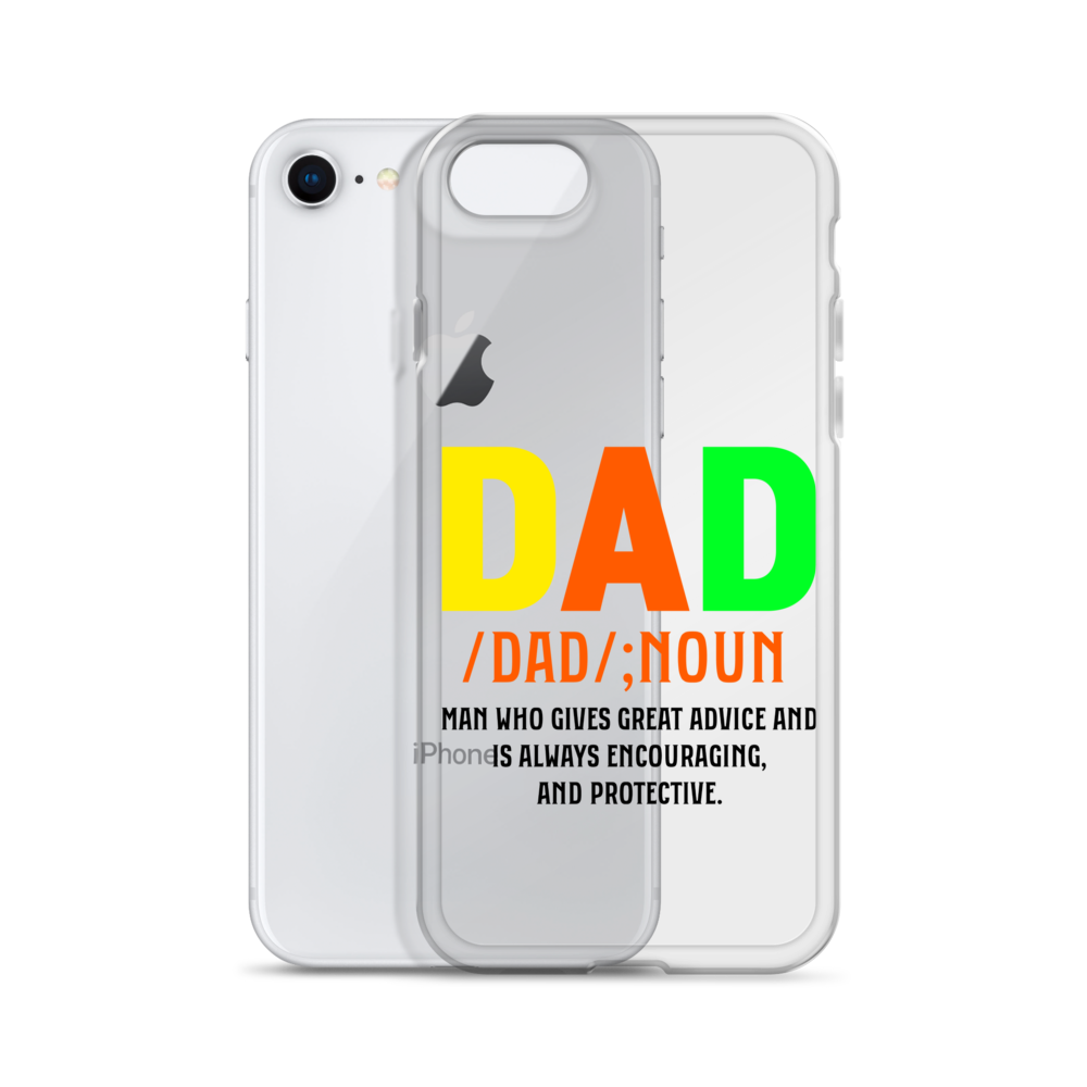 Dad Man Who Gives Great Advice And Is Always encouraging And Protective Clear Case for iPhone®