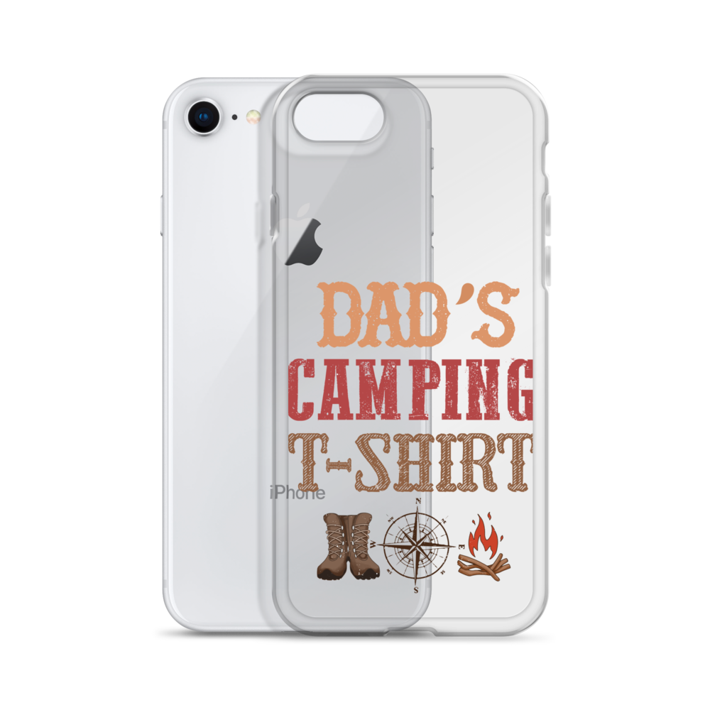 Dad's Camping T-Shirt Clear Case for iPhone®