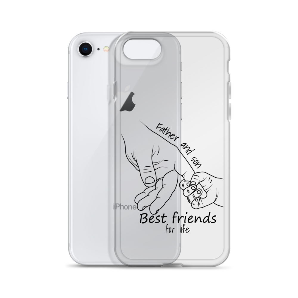 Father And Son Best Friends For Life Clear Case for iPhone®