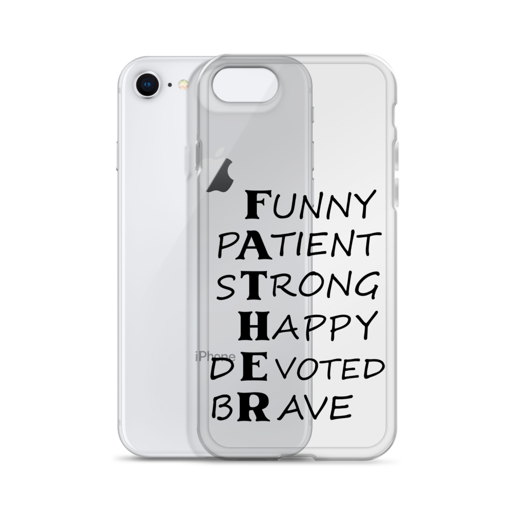 Funny Patient Strong Happy Devoted Brave Clear Case for iPhone®