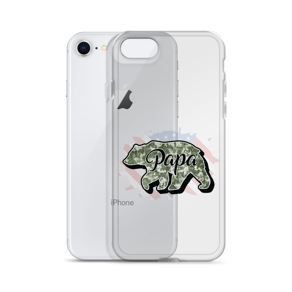 Bear Papa Clear Case for iPhone®