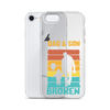 Dad And Son A Bond that can't Be Broken Clear Case for iPhone®