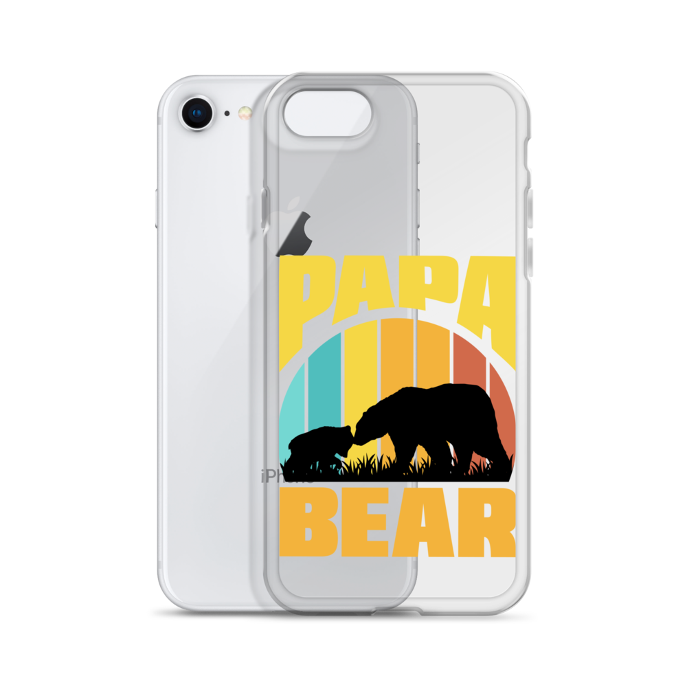 Papa Bear Clear Case for iPhone®