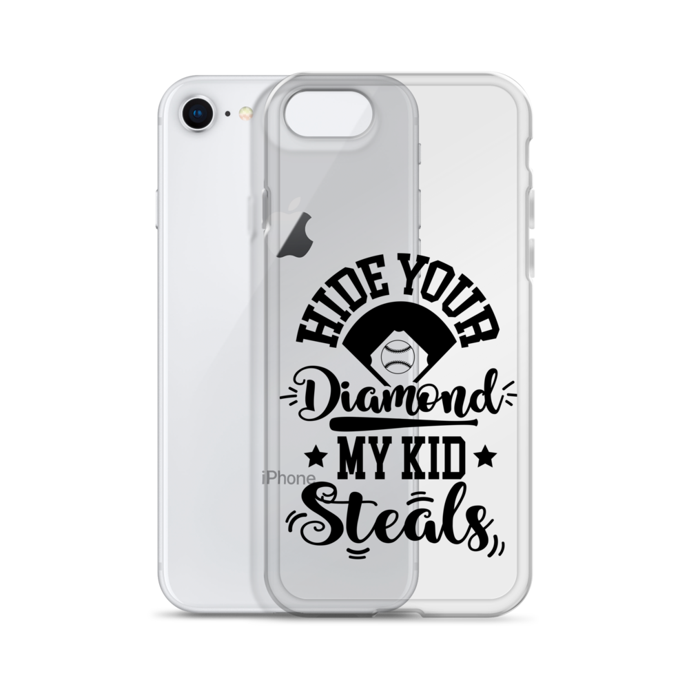 Hide Your Diamond My Kid Steals Clear Case for iPhone®