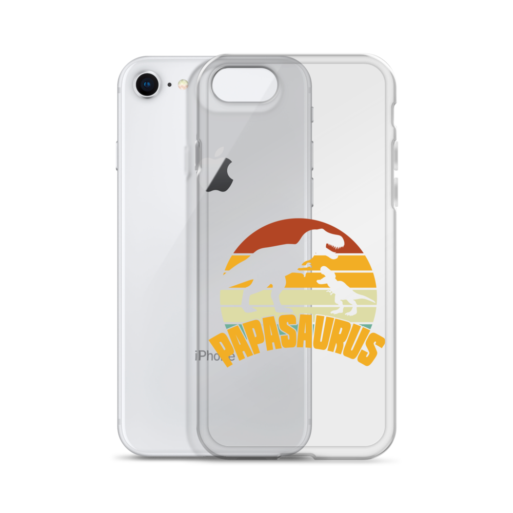 Papasaurus Clear Case for iPhone®