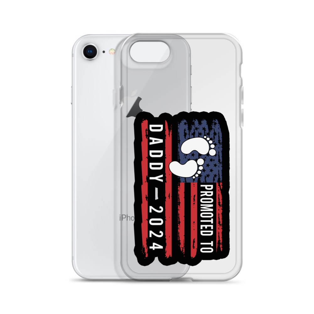 Promoted To Daddy 2024 Clear Case for iPhone®