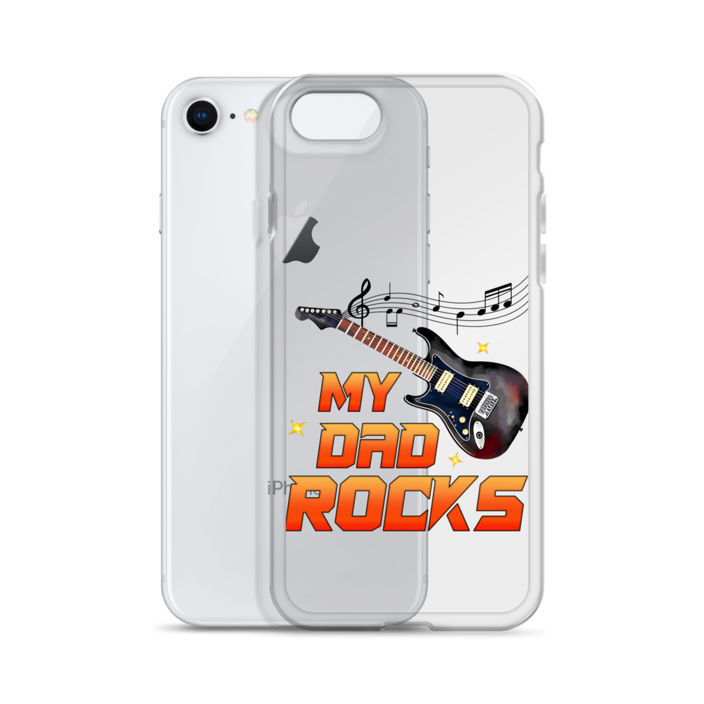 My Dad Rocks Clear Case for iPhone®