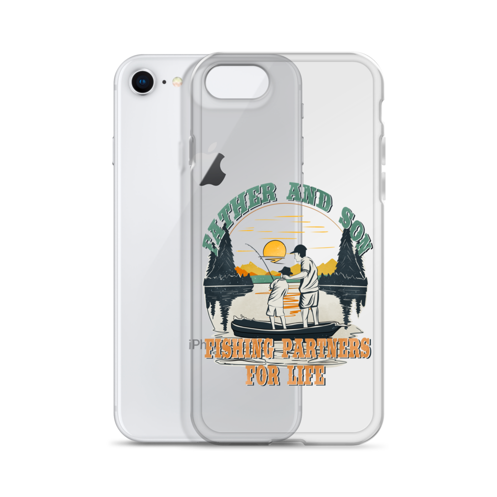 Father And Son Fishing Partners For Life Clear Case for iPhone®