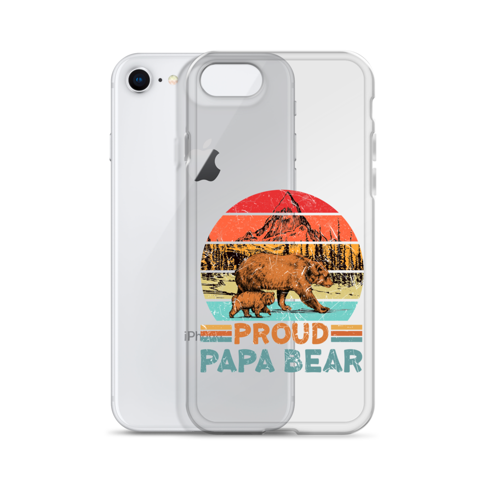 Proud Papa Bear Clear Case for iPhone®