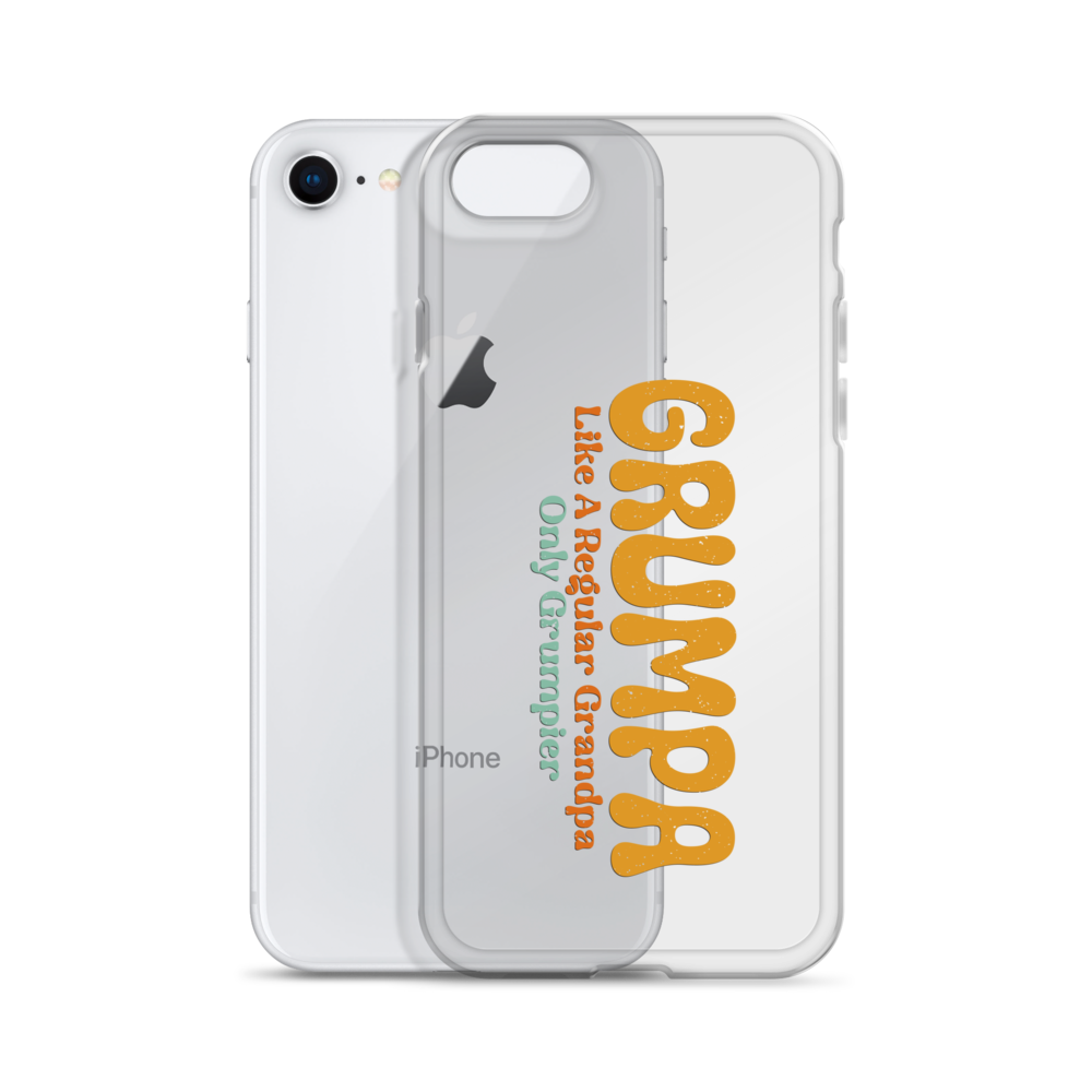 Grumpa Like A Regular Grandpa Only Geumpier Clear Case for iPhone®