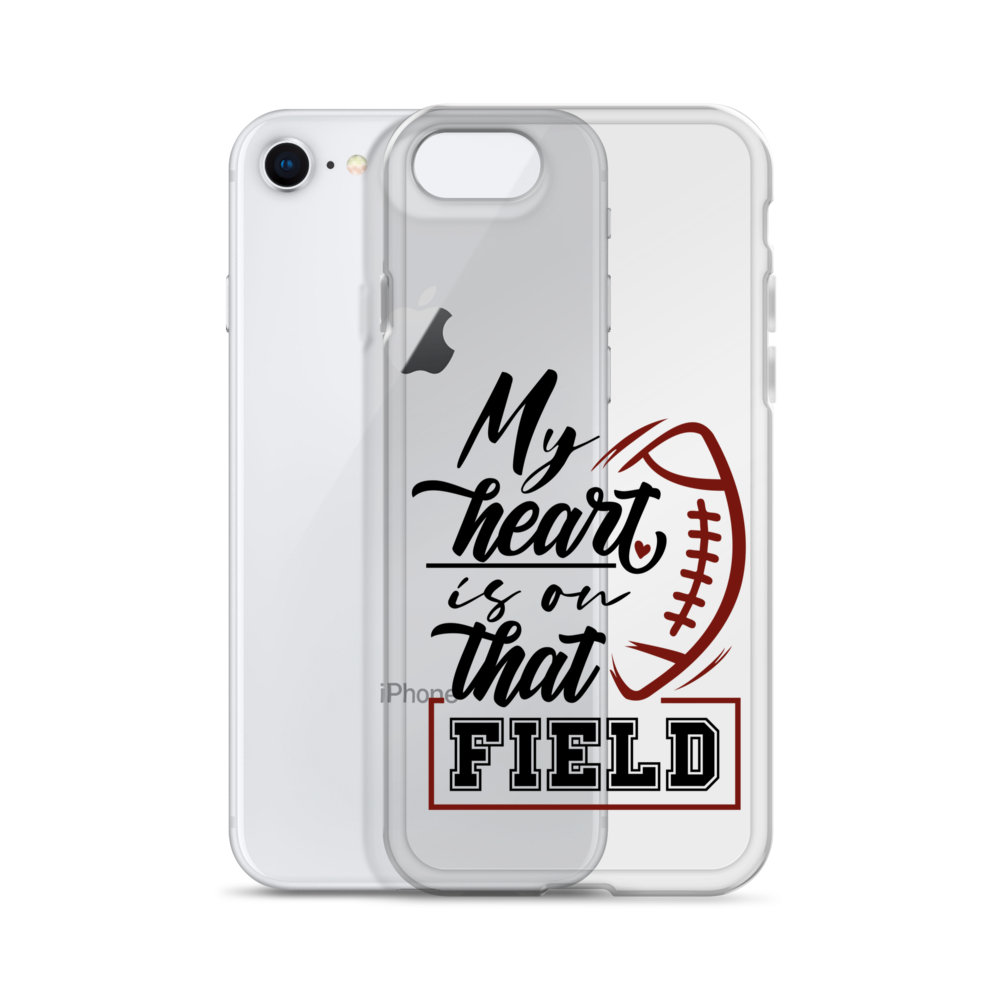 My Heart Is On That Field Clear Case for iPhone®