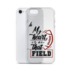 My Heart Is On That Field Clear Case for iPhone®