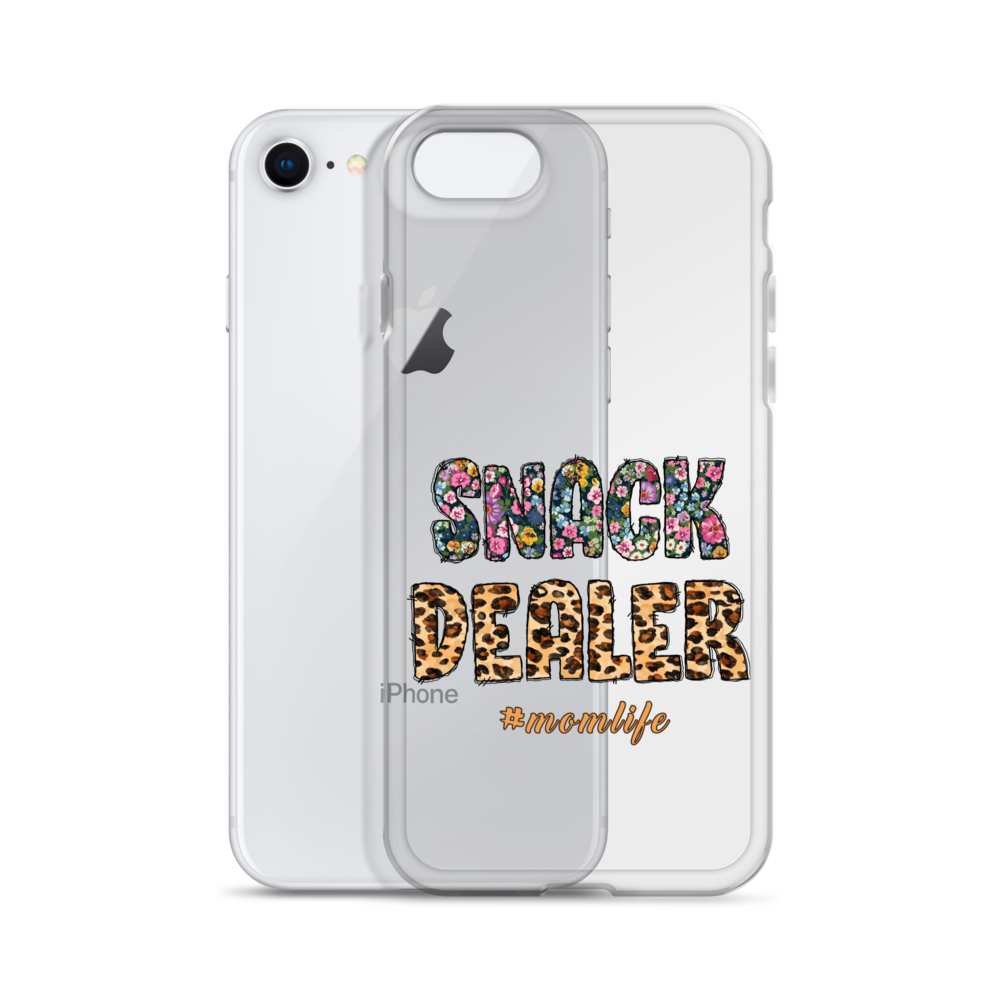 Snack Dealer #Momlife Clear Case for iPhone®