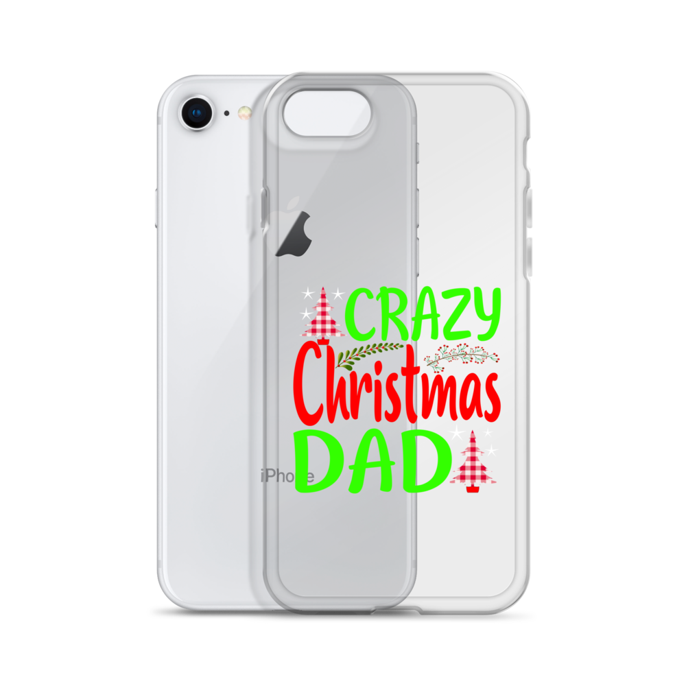 Crazy Christmas Dad Clear Case for iPhone®