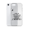 Come On Christmas Daddy Needs New Socks Clear Case for iPhone®