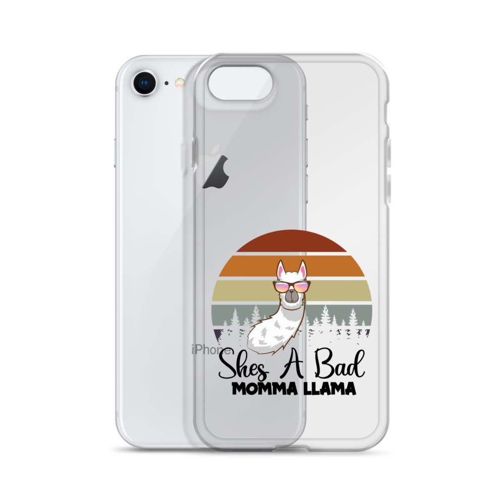 She's A Bad Momma Llama Clear Case for iPhone®