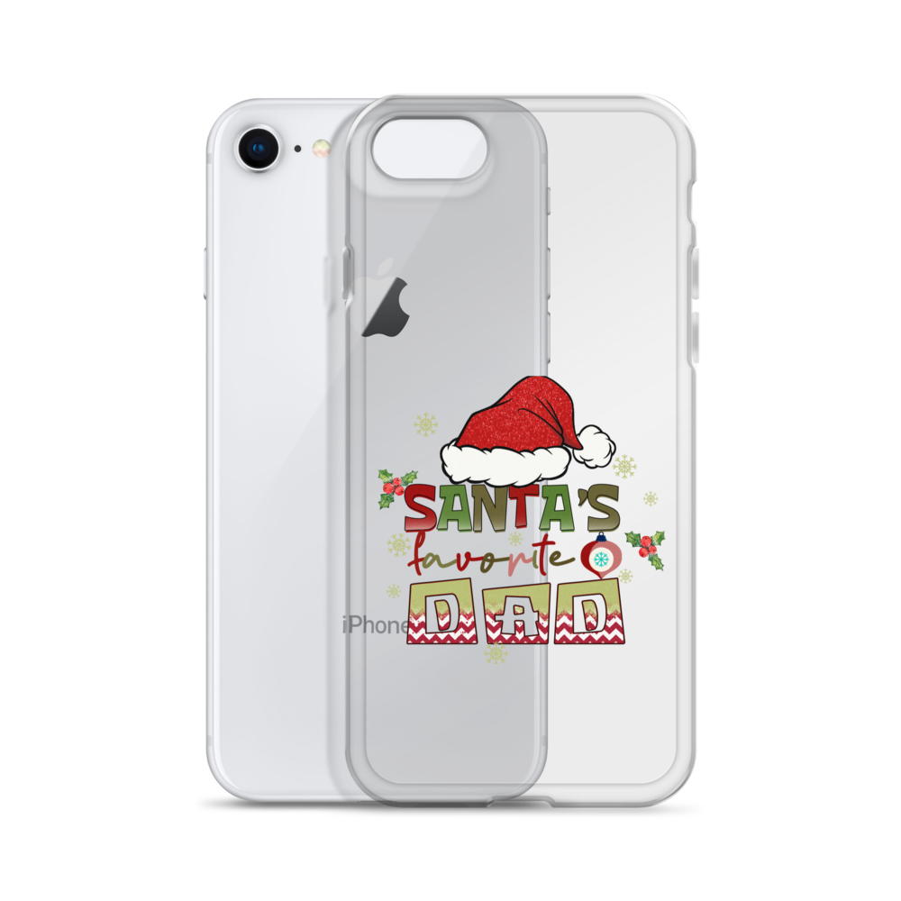 Santa's Favorite Dad Clear Case for iPhone®