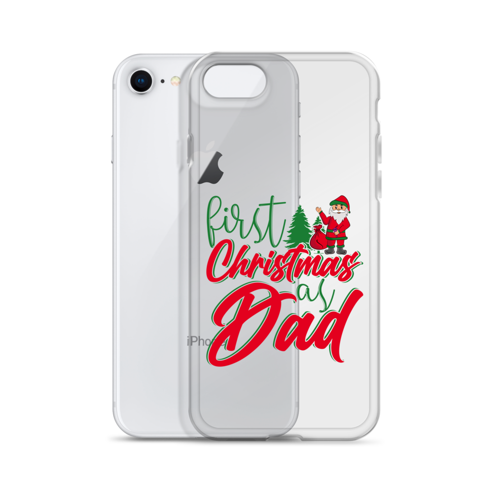 First Christmas As Dad Clear Case for iPhone®