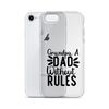 Grandpa A Dad Without Rules Clear Case for iPhone®