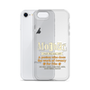 Mother: A Person Who Does The Work Of Twenty For Free Clear Case for iPhone®