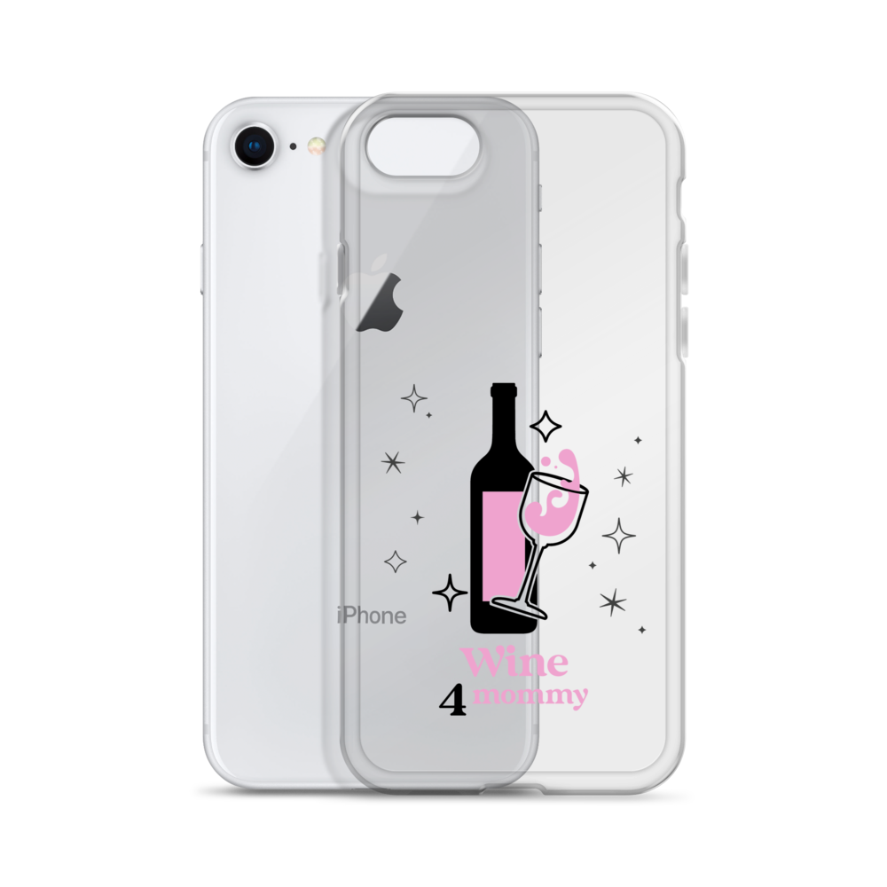 Wine For Mommy Clear Case for iPhone®