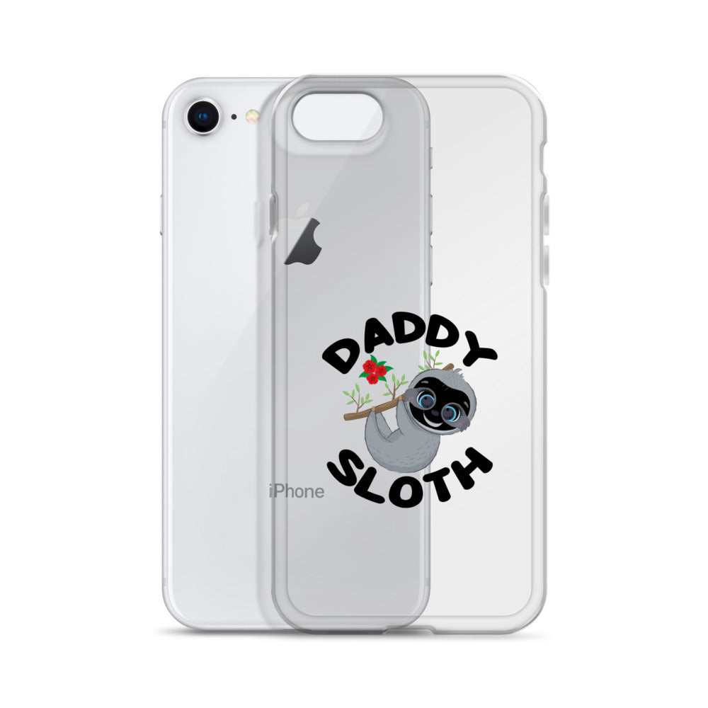 Daddy Sloth Clear Case for iPhone®