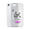 Just Want to Tell You A Secret I'm Pregnant Clear Case for iPhone®