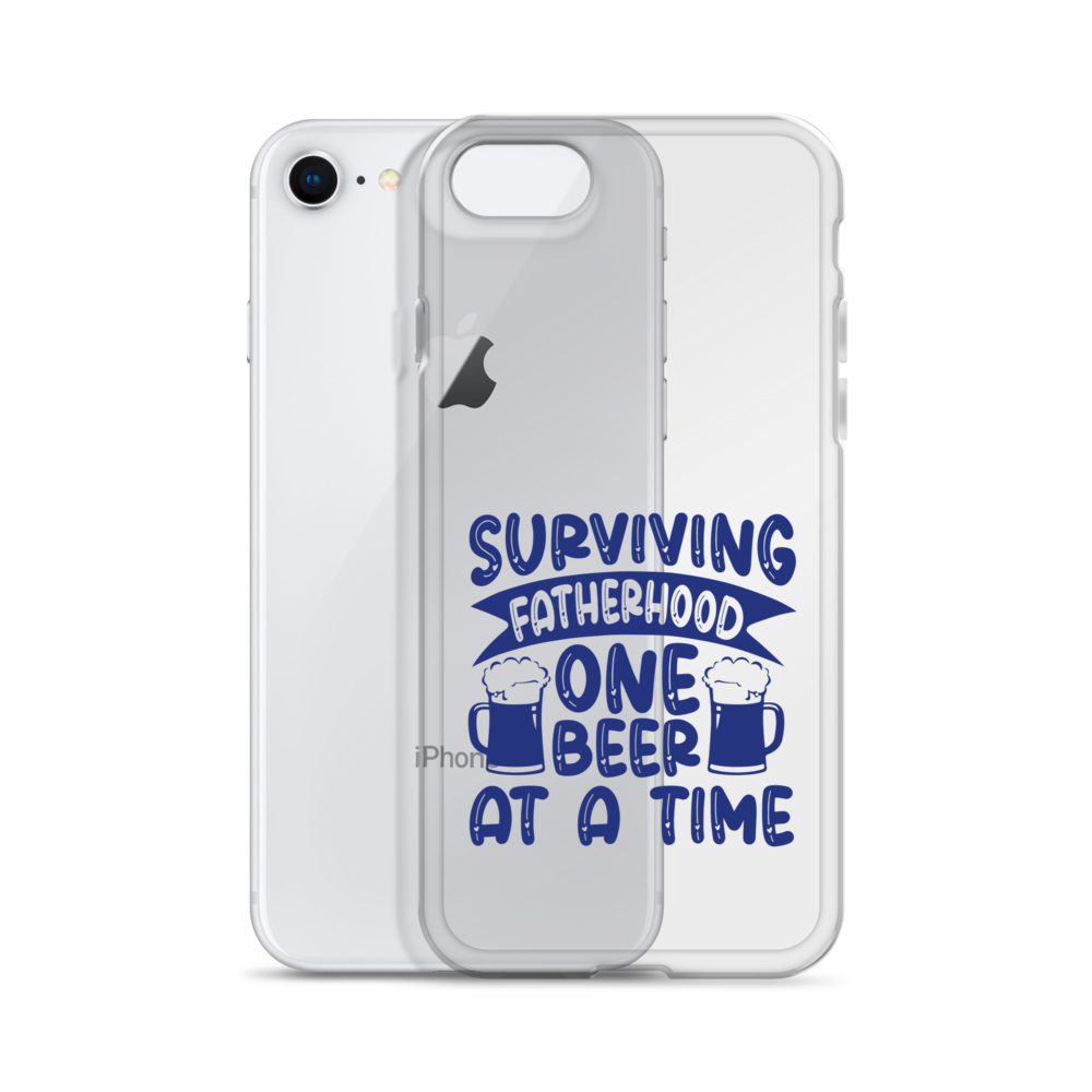 Surviving Fatherhood One Beer At A time Clear Case for iPhone®