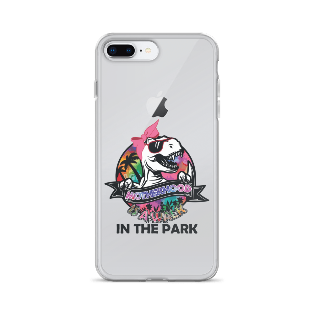 Motherhood Is A Walk In The Park Clear Case for iPhone®