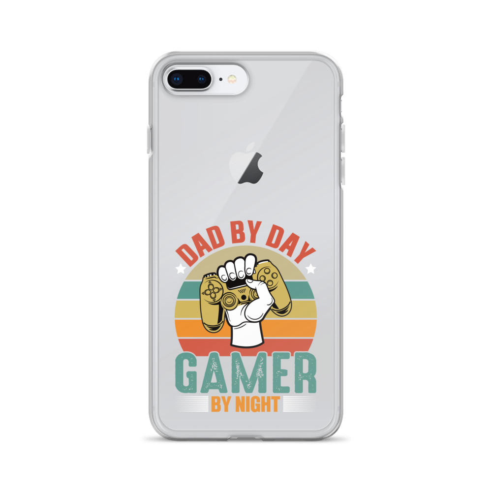 Dad By Day Gamer By Night Clear Case for iPhone®