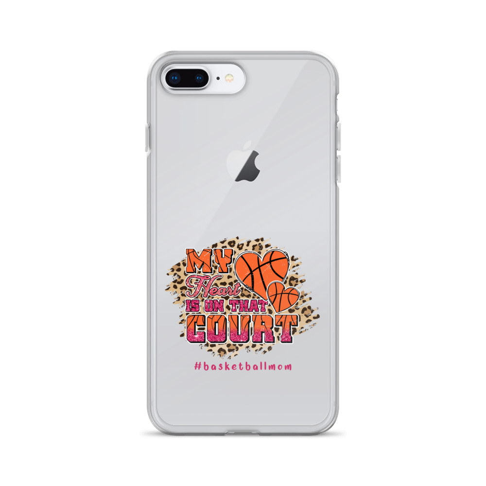 My Heart Is On That Court Clear Case for iPhone®