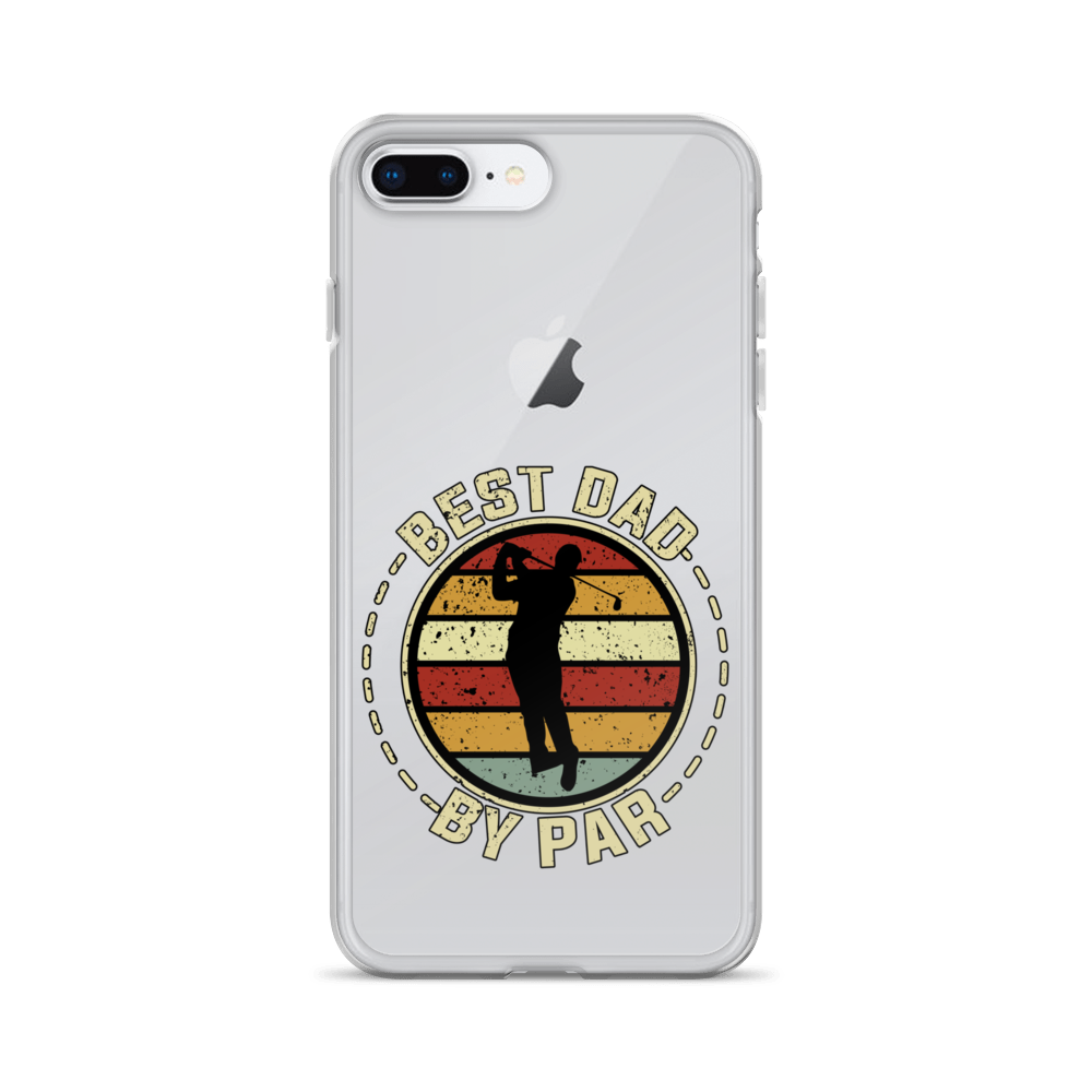 Best Dad By Par Clear Clear Case for iPhone®