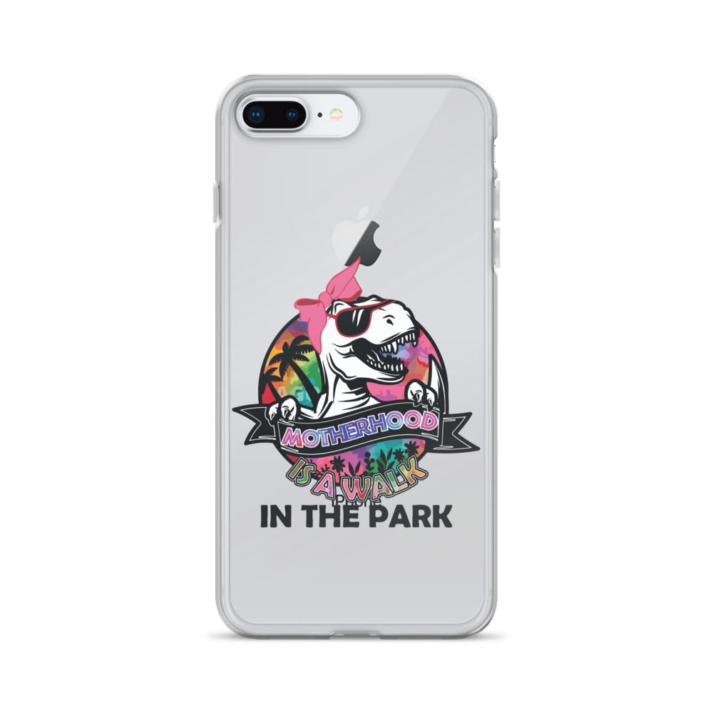 Motherhood Is A Walk In The Park Clear Case for iPhone®