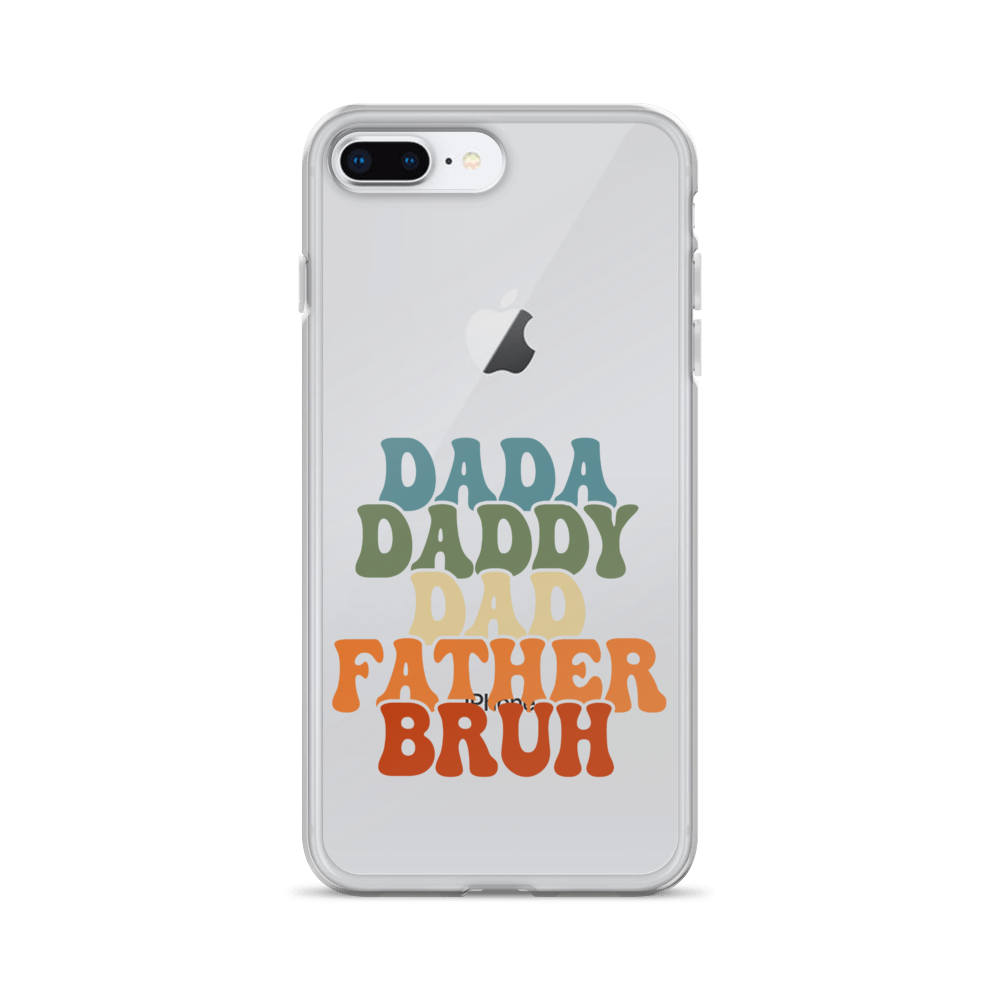 Dada Daddy Dad Father Bruh Clear Case for iPhone®