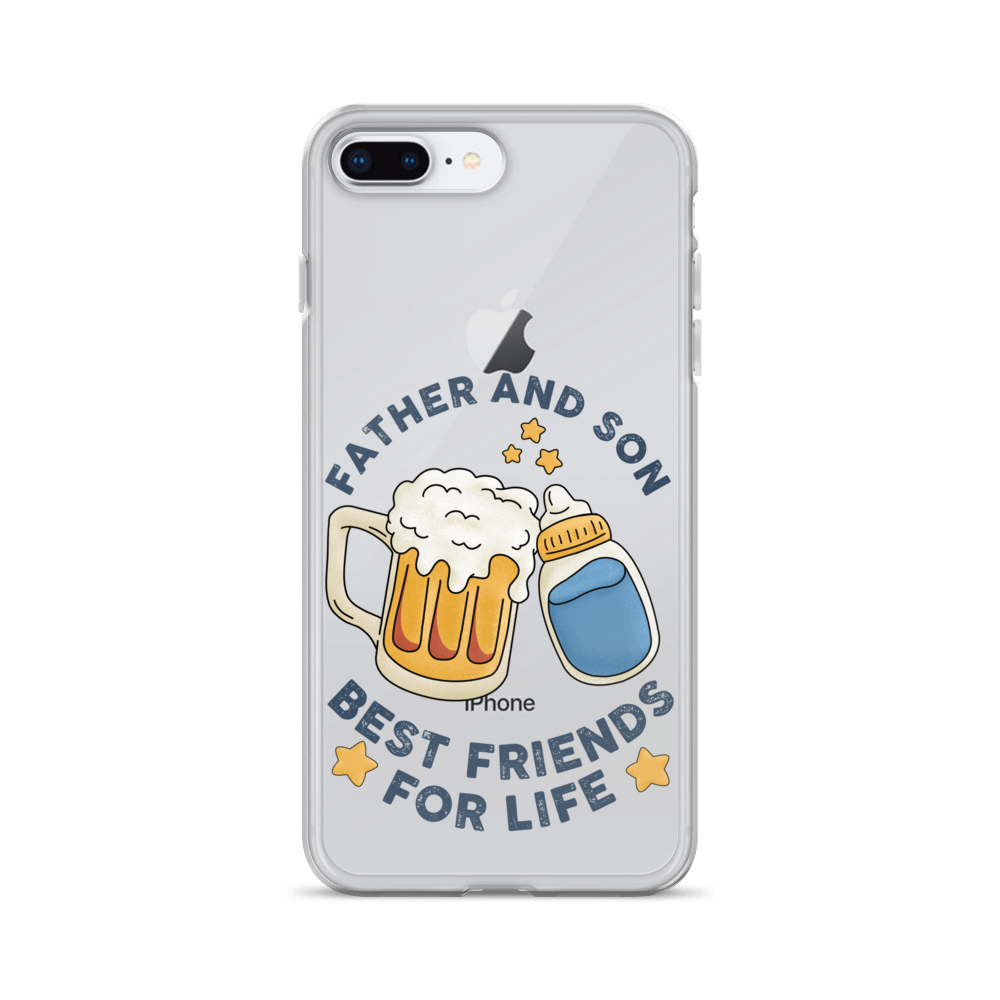 Father And Son Best Friends For Life Clear Case for iPhone®